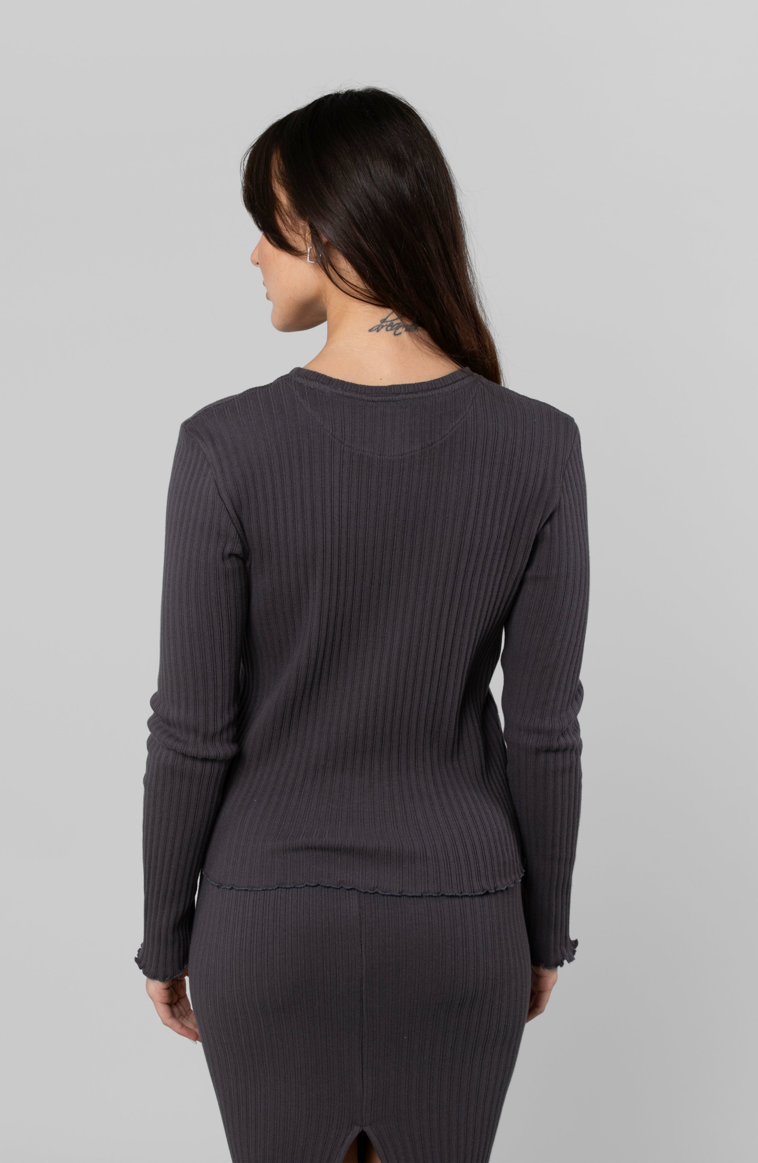 COTTON RIB LONG SLEEVE