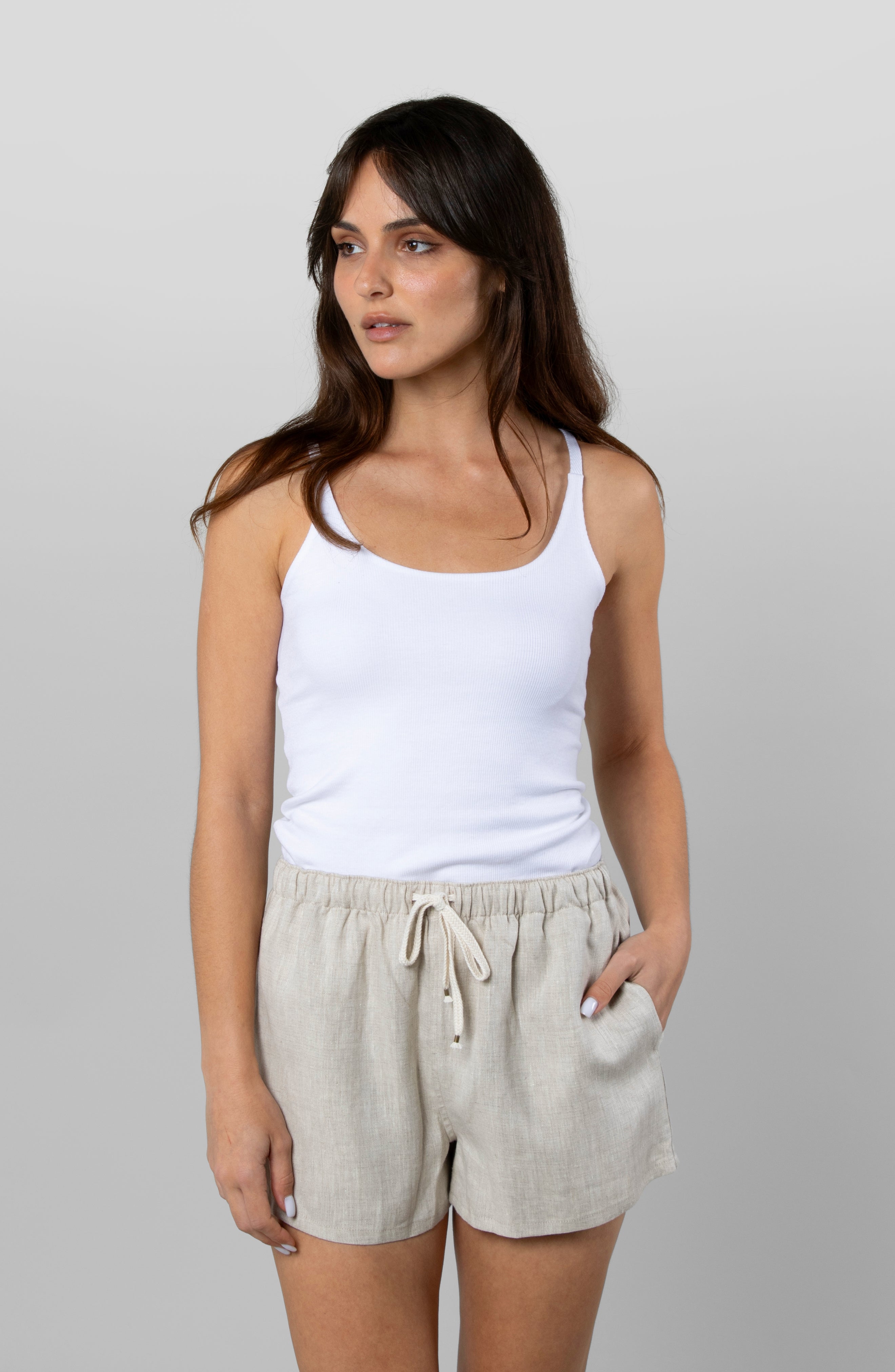 LINEN RESORT SHORTS