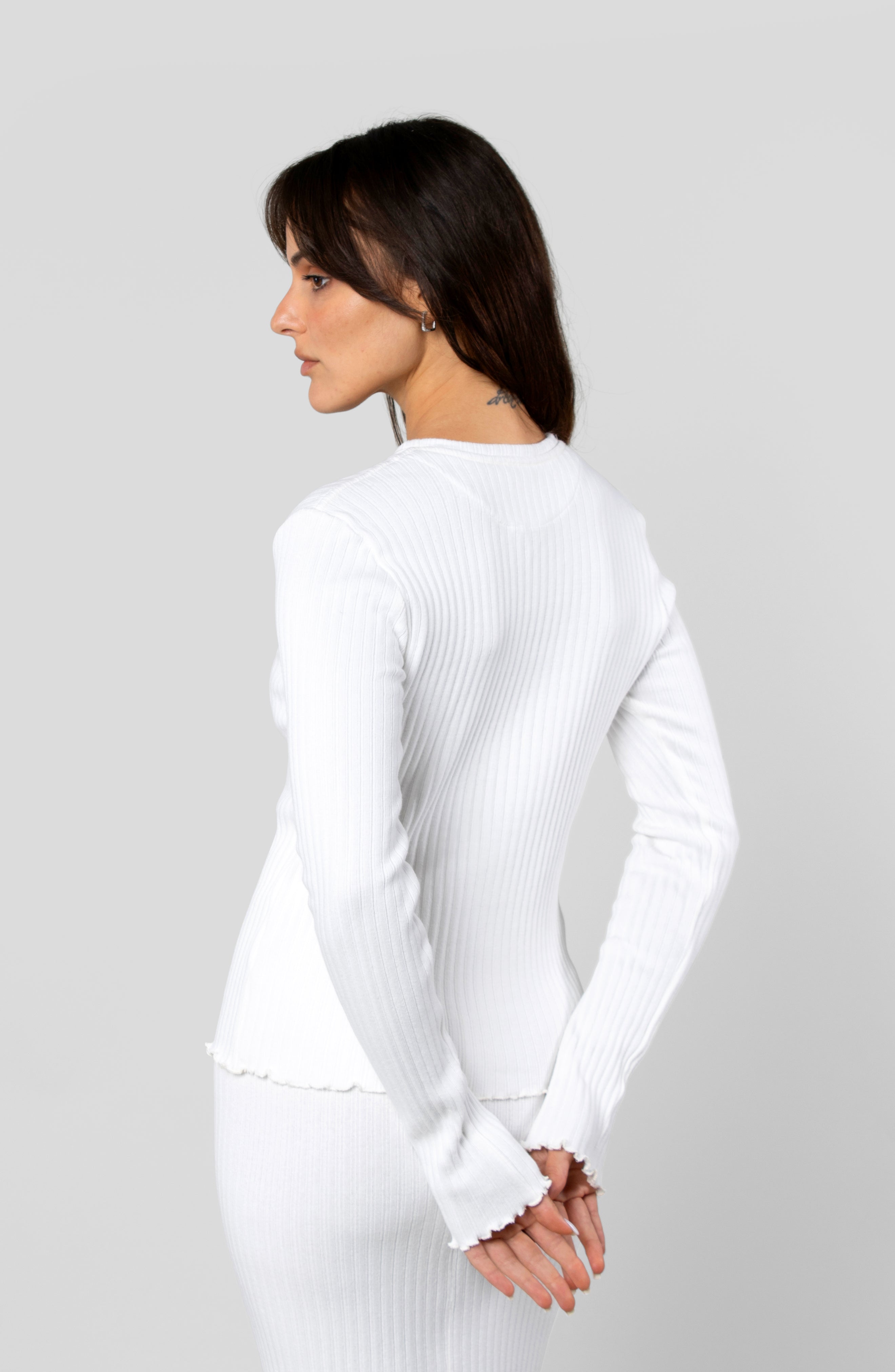 COTTON RIB LONG SLEEVE