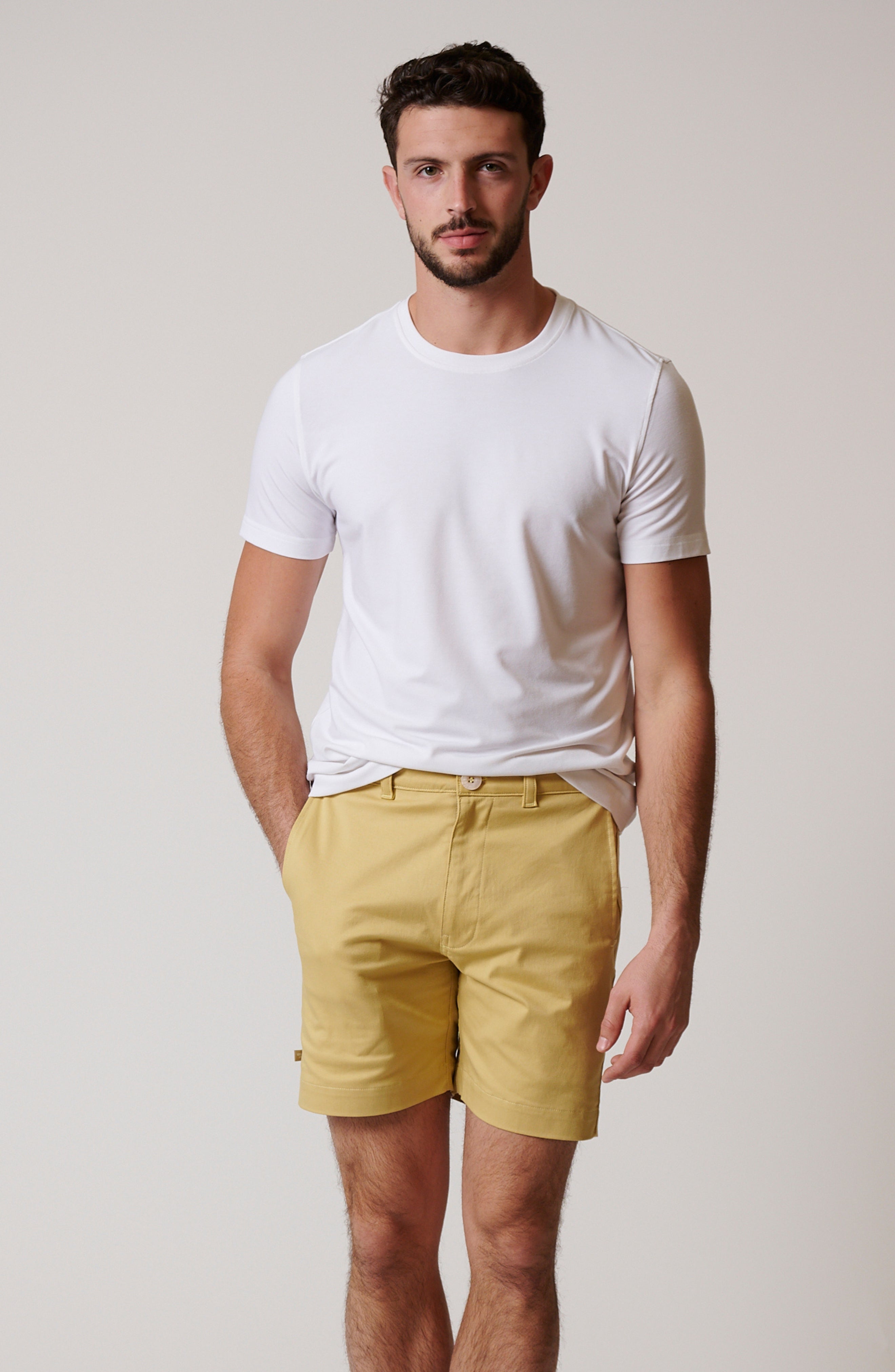 STRETCH COTTON CHINO SHORTS