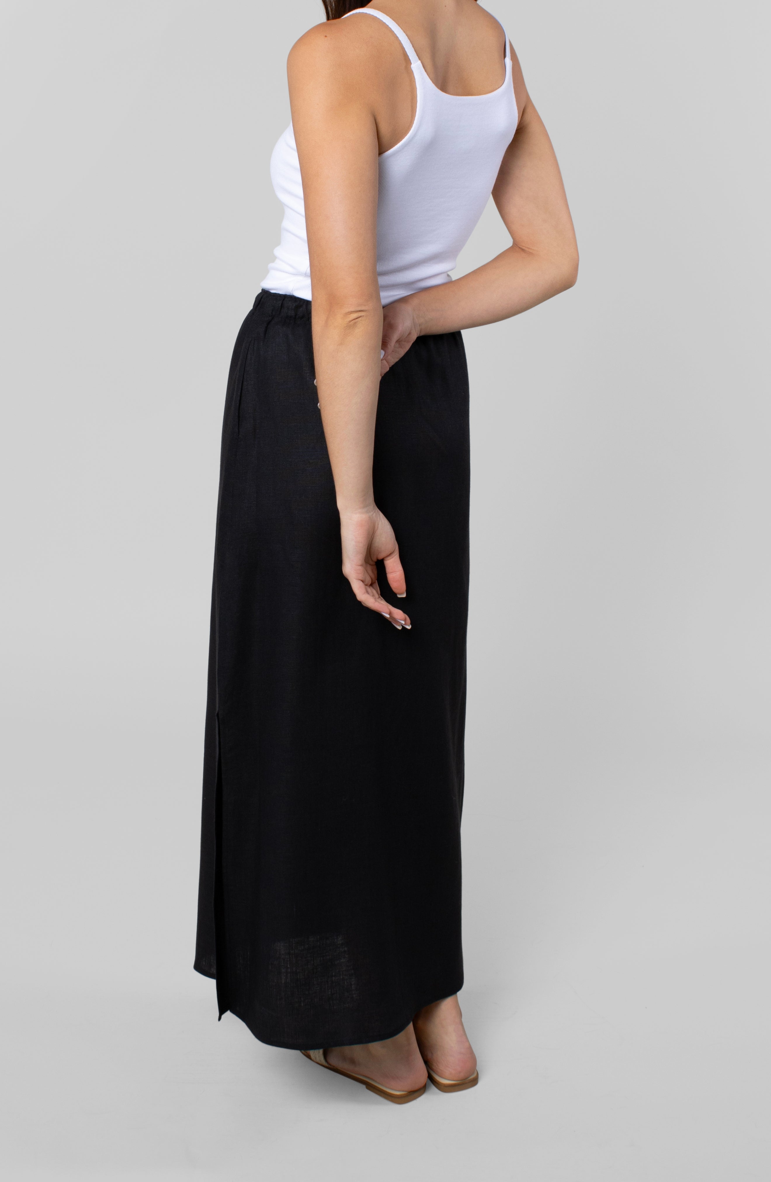 LINEN RESORT SKIRT