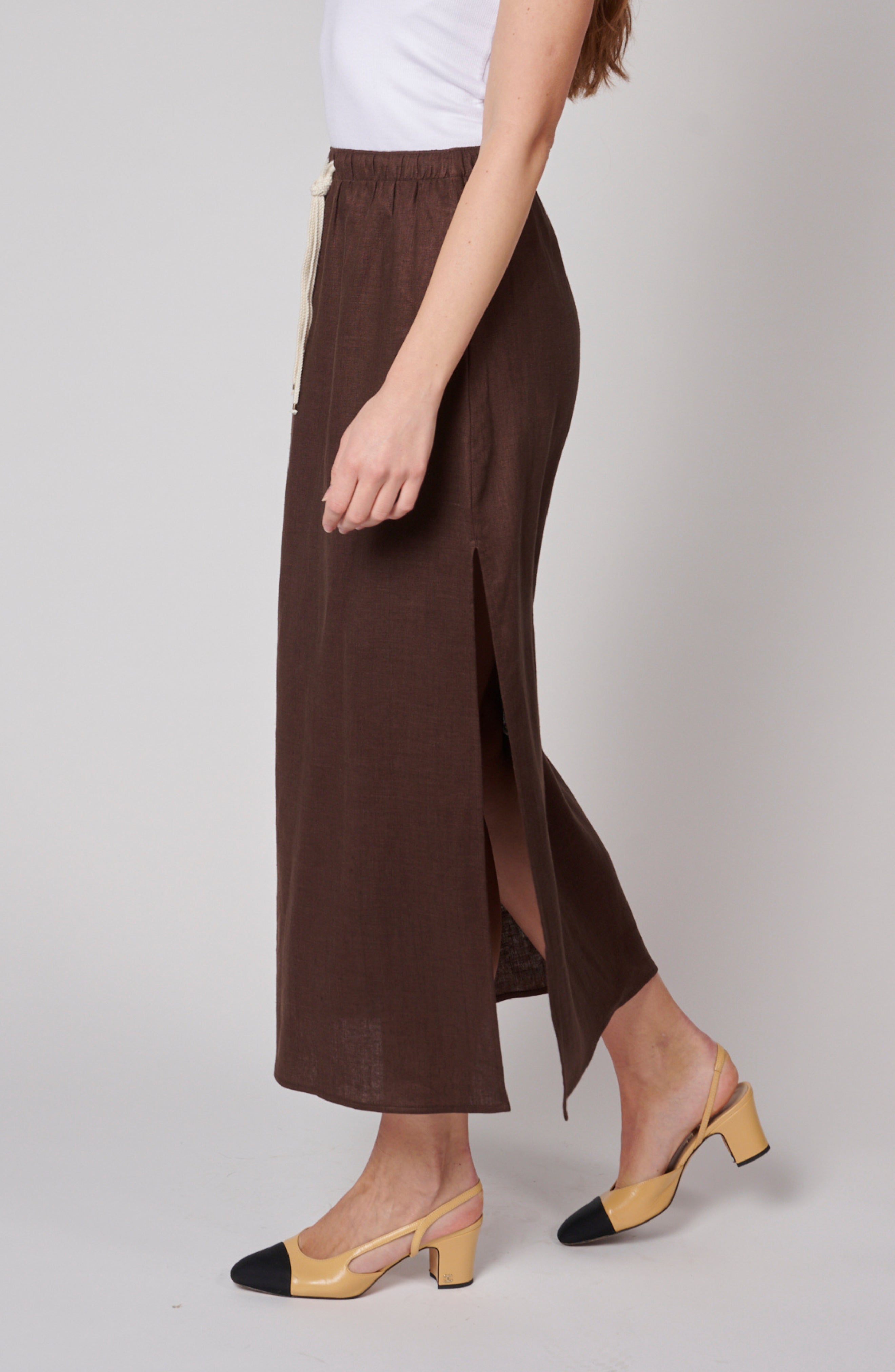 LINEN RESORT SKIRT
