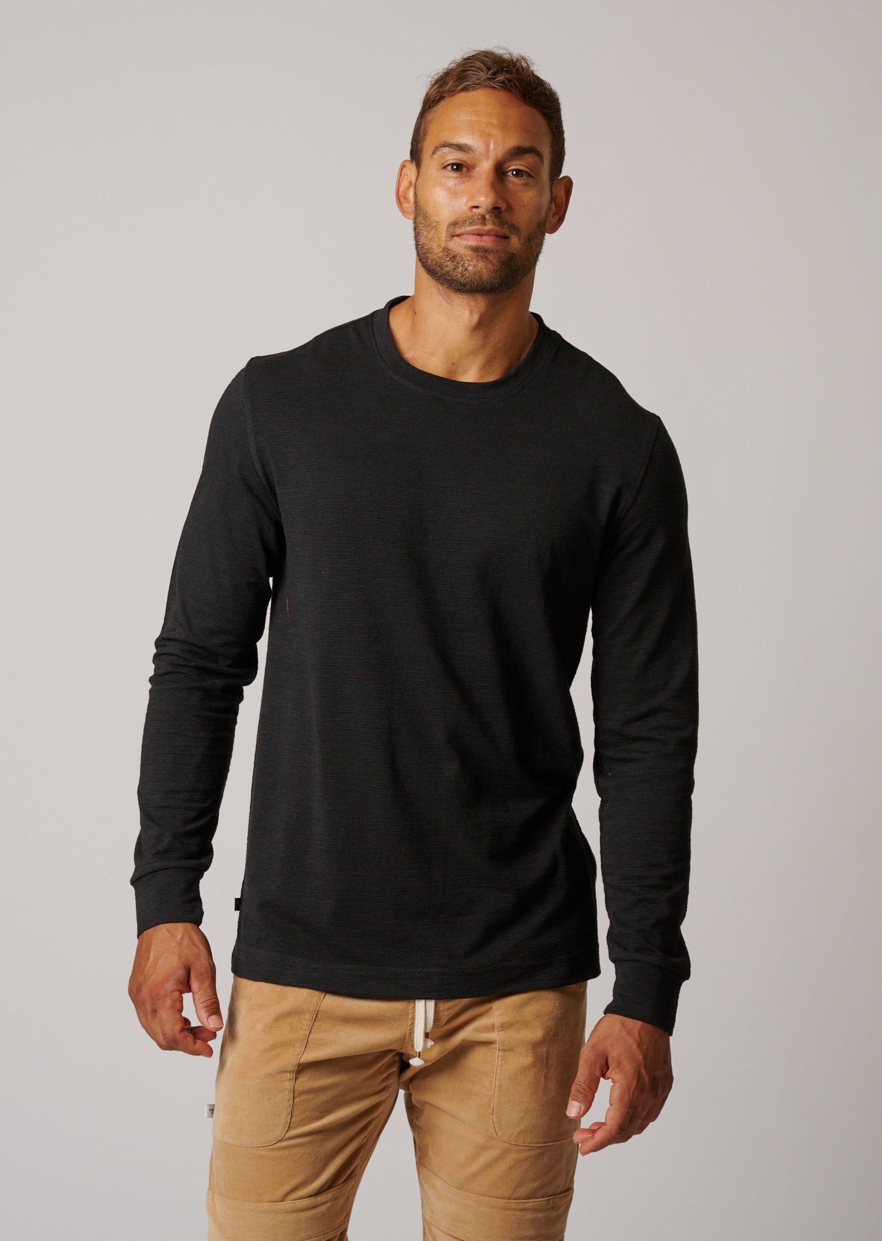 LONG SLEEVE SLUB T-SHIRT