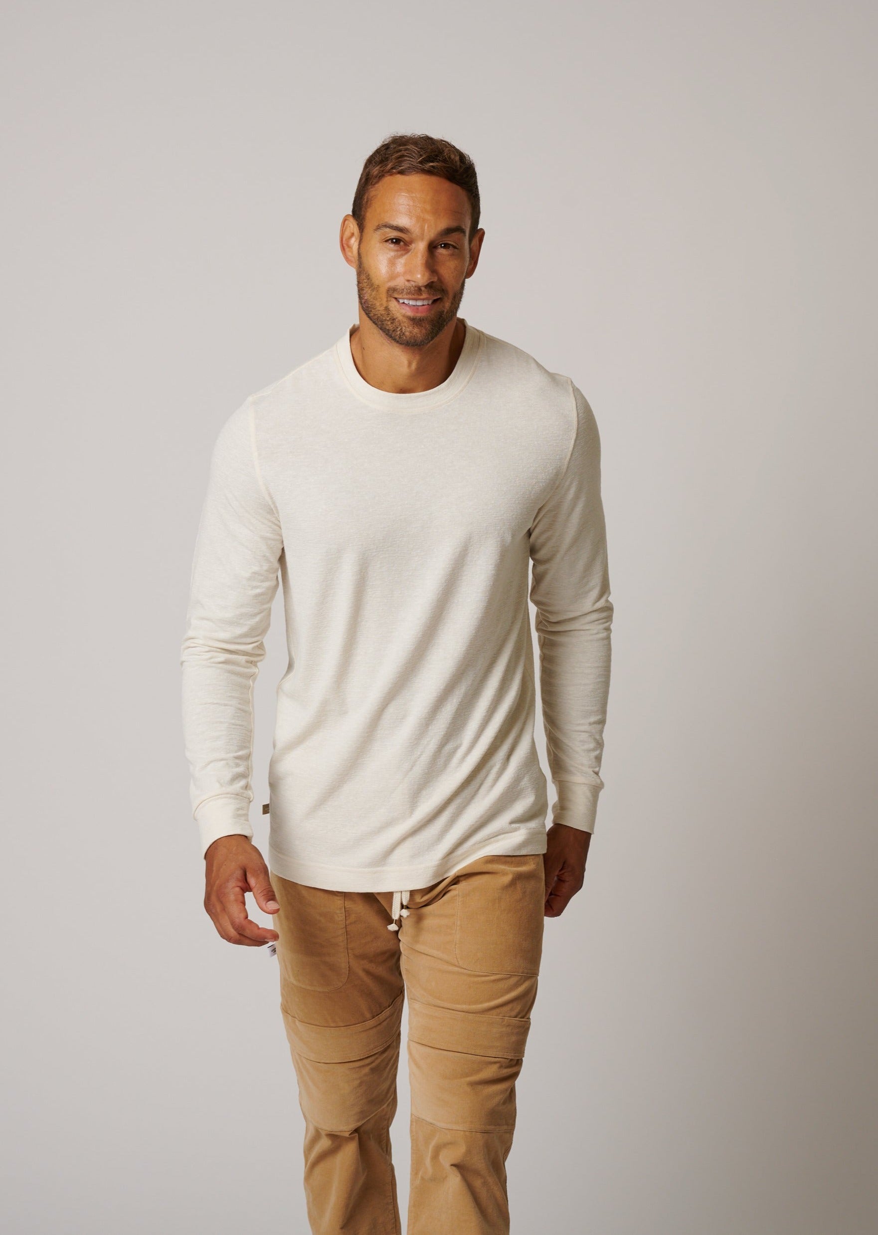 LONG SLEEVE SLUB T-SHIRT