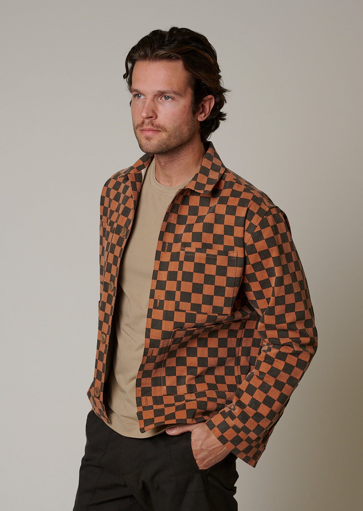 BRICK CHECKMATE RANCH JACKET