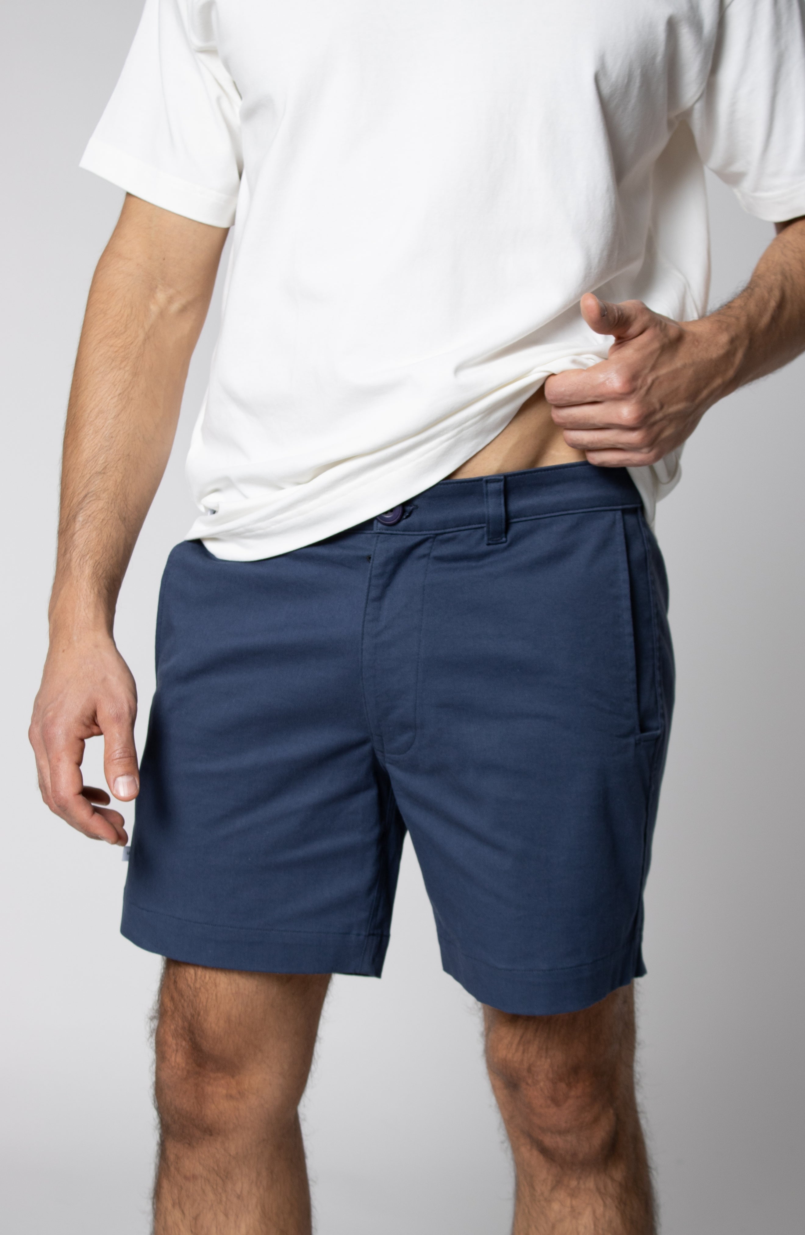STRETCH COTTON CHINO SHORTS