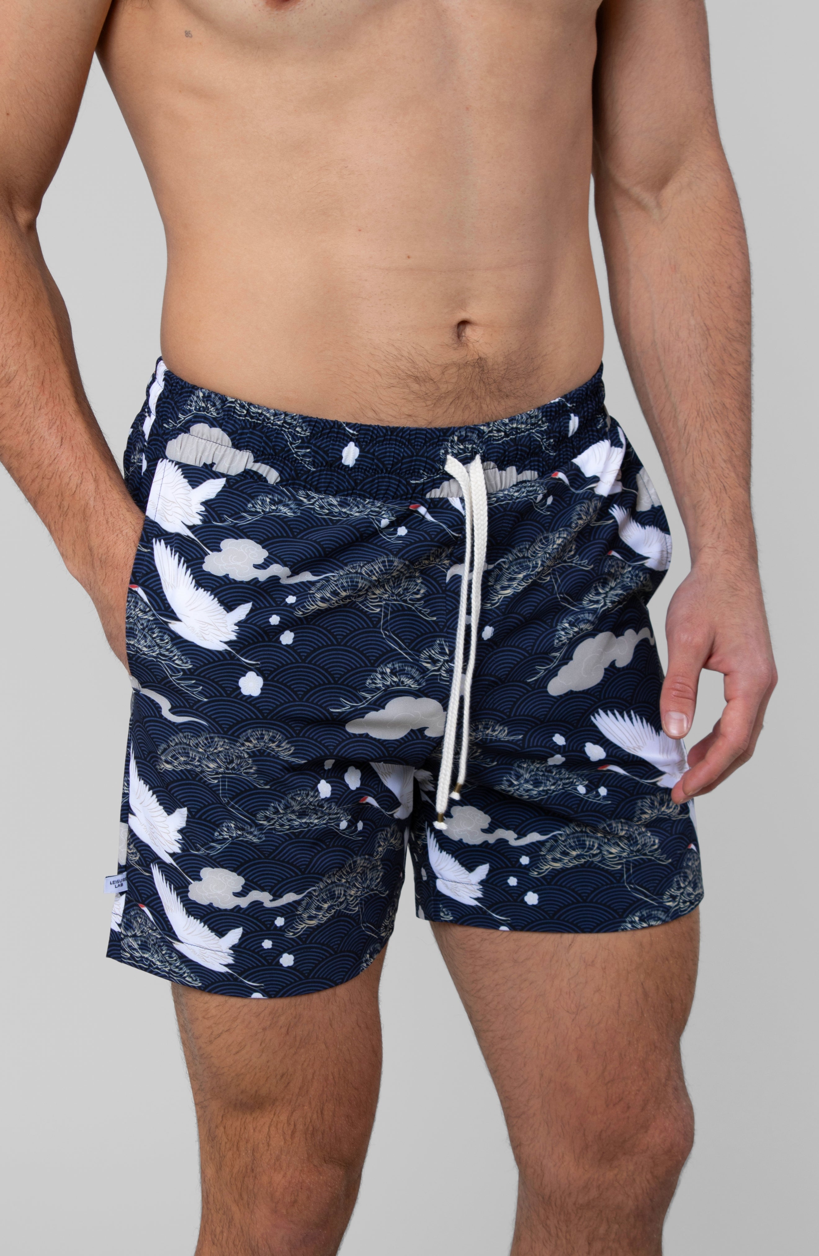 SWAN DIVE SWIM TRUNK