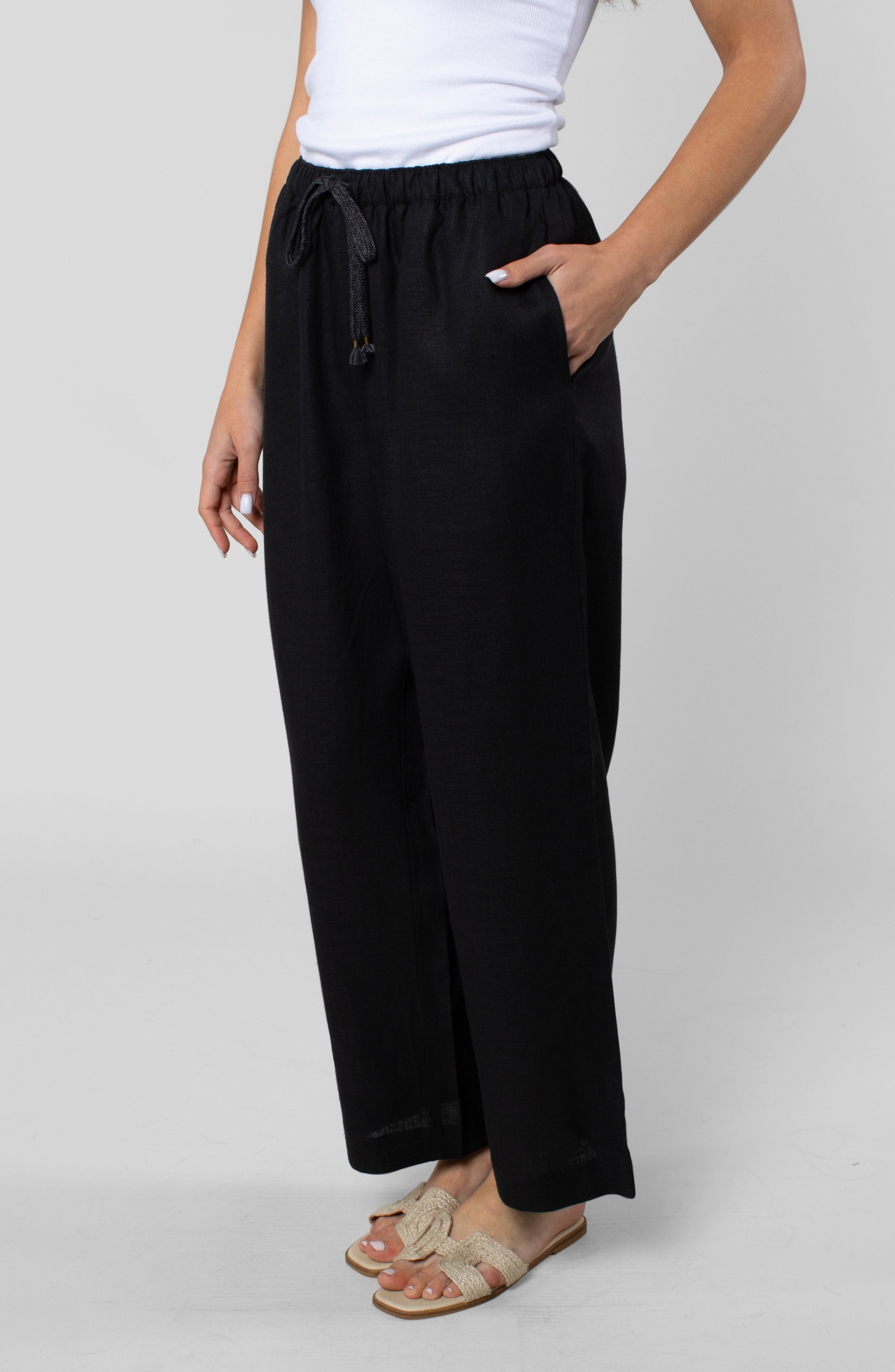 LINEN RESORT PANT