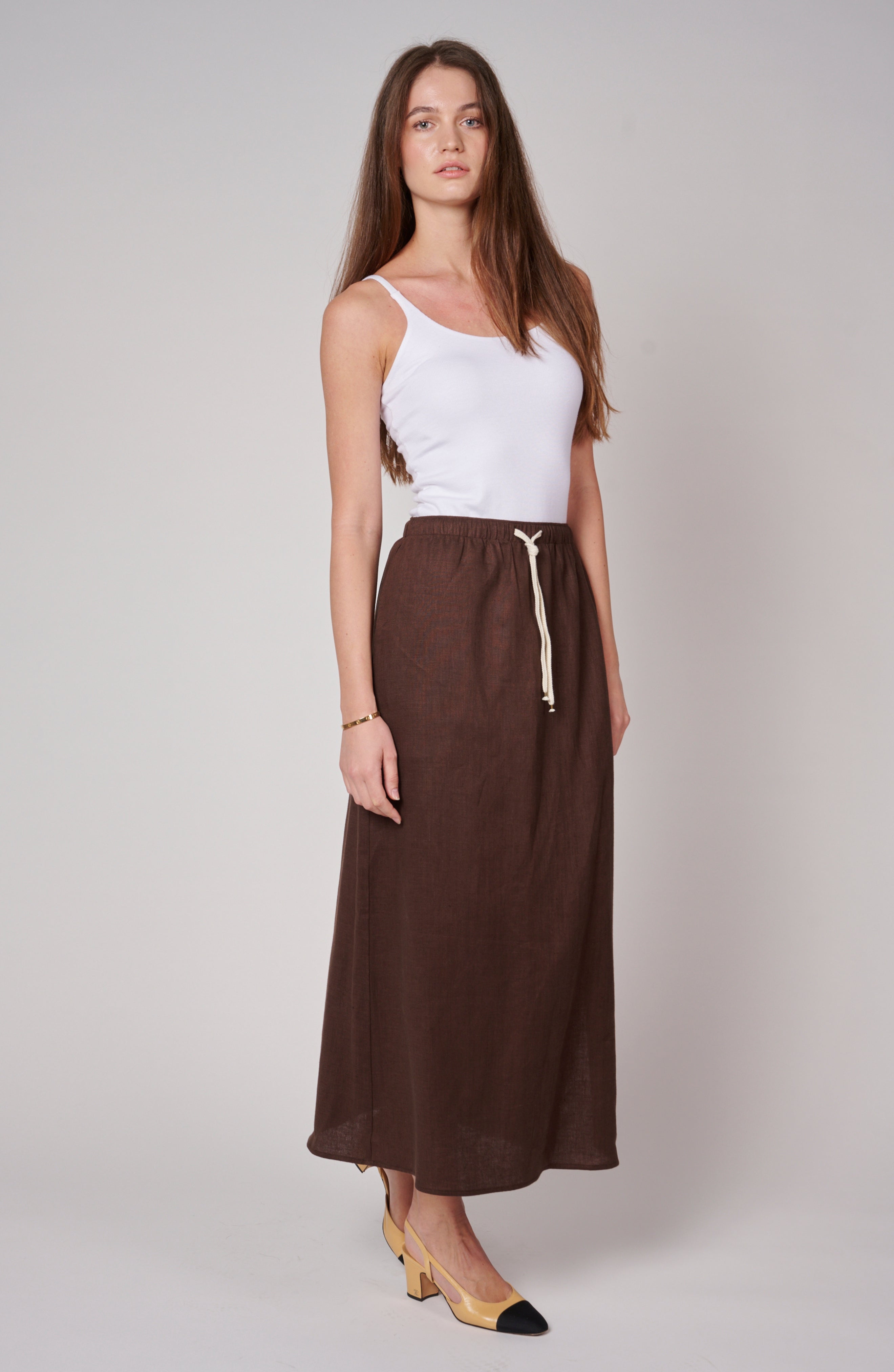 LINEN RESORT SKIRT