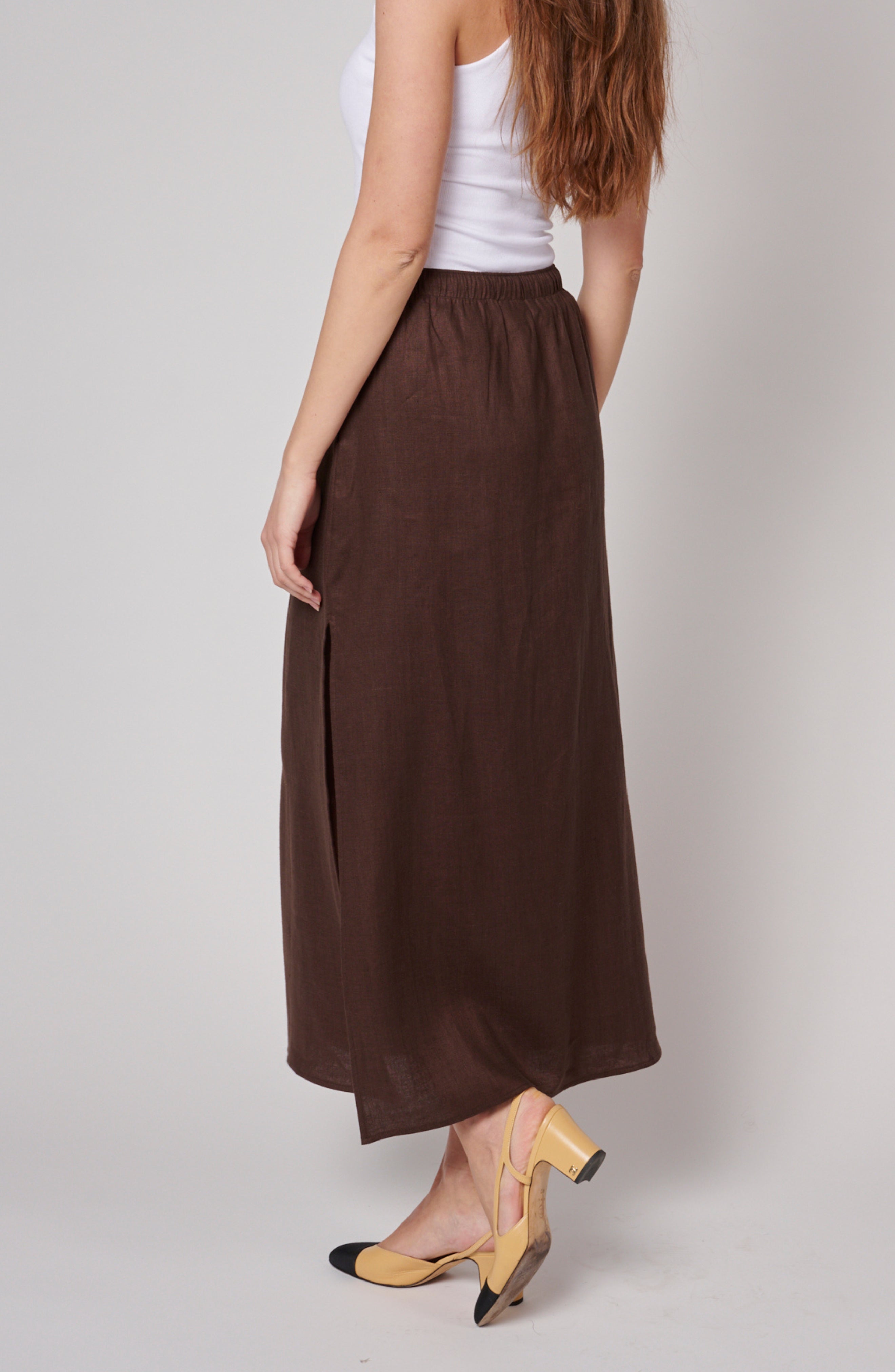 LINEN RESORT SKIRT