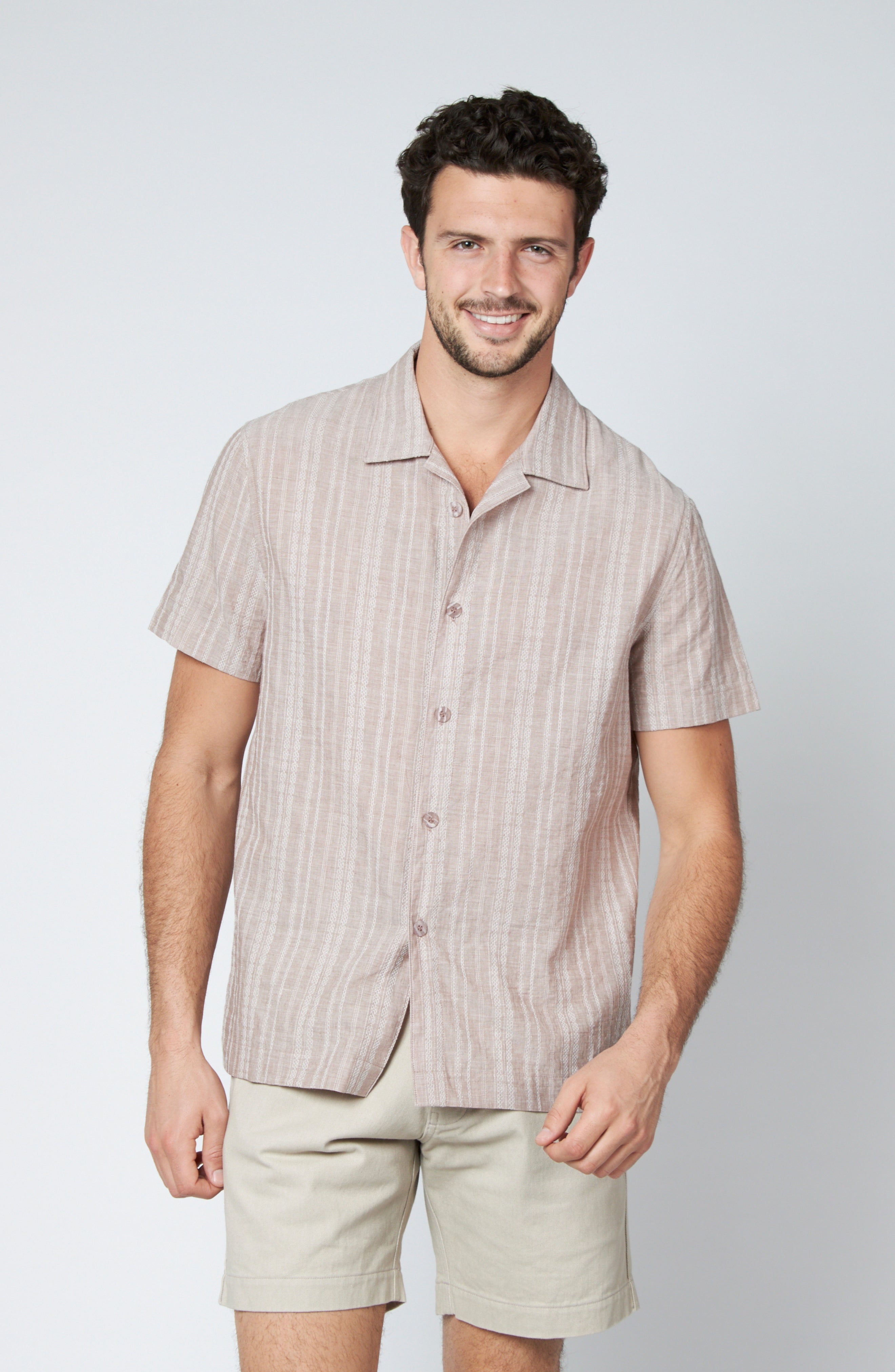 Oaxaca Shirt | Men's Embroidered Camp Collar Shirt | Leisure Lab