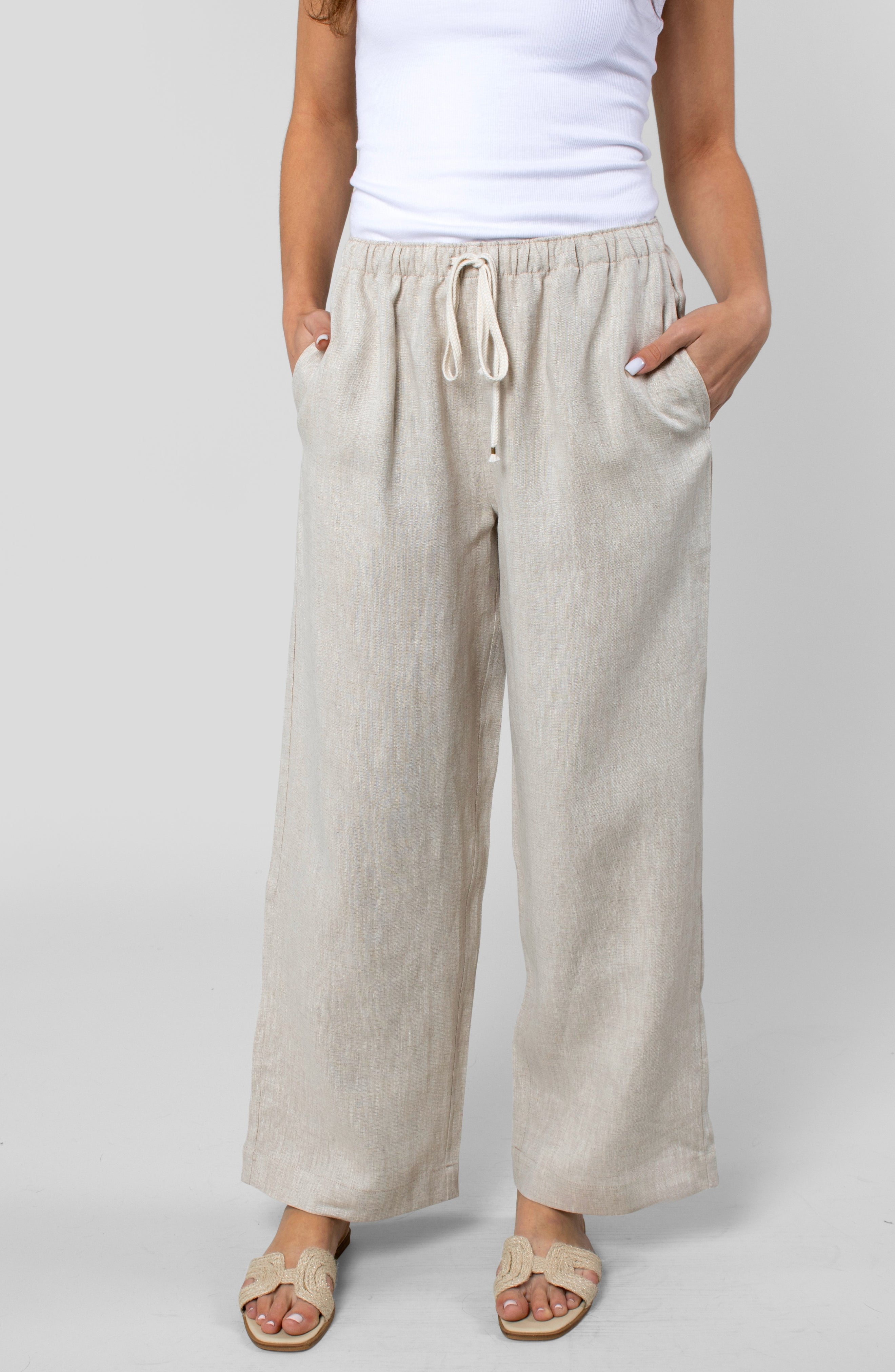 LINEN RESORT PANT
