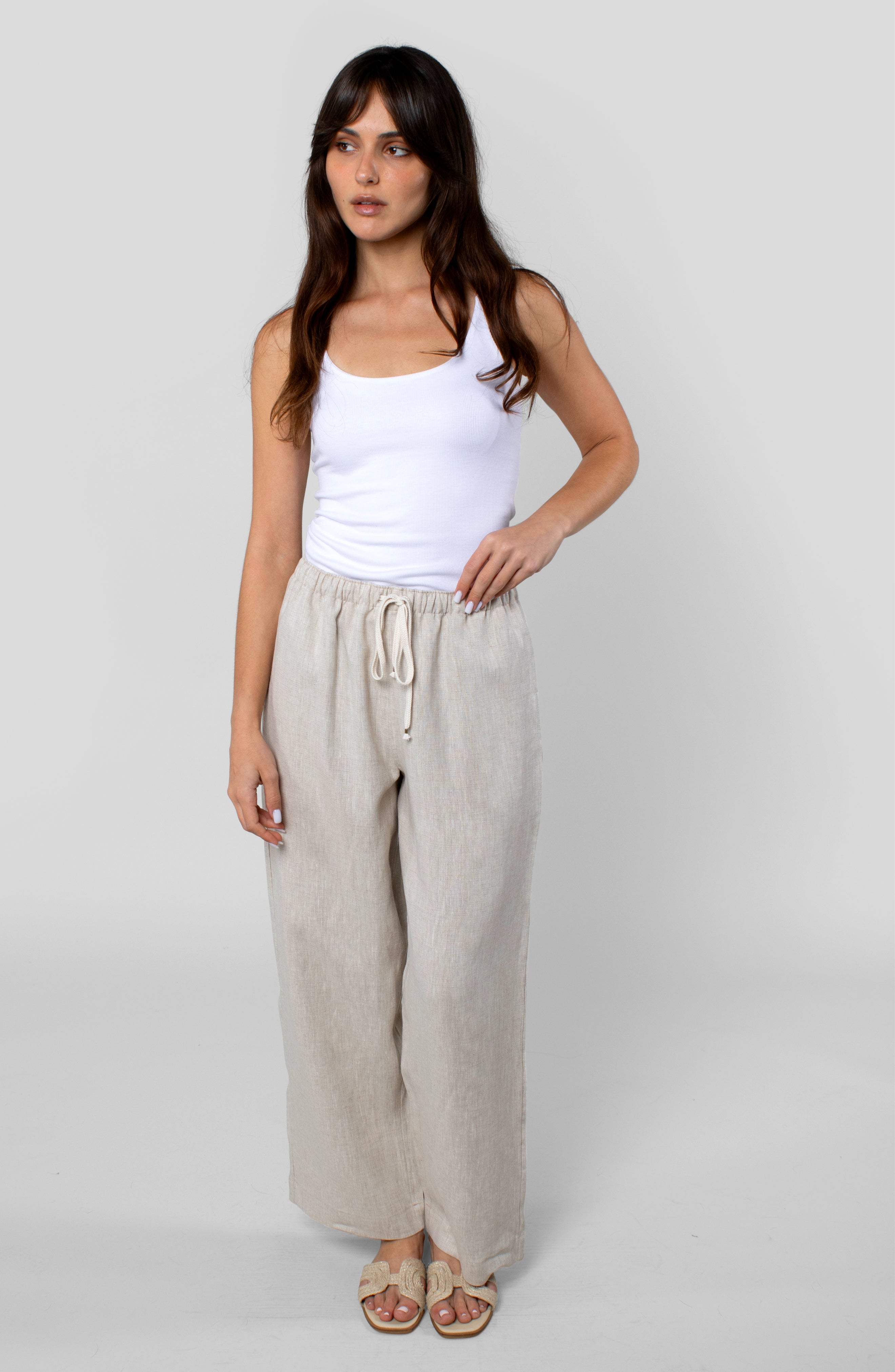 LINEN RESORT PANT