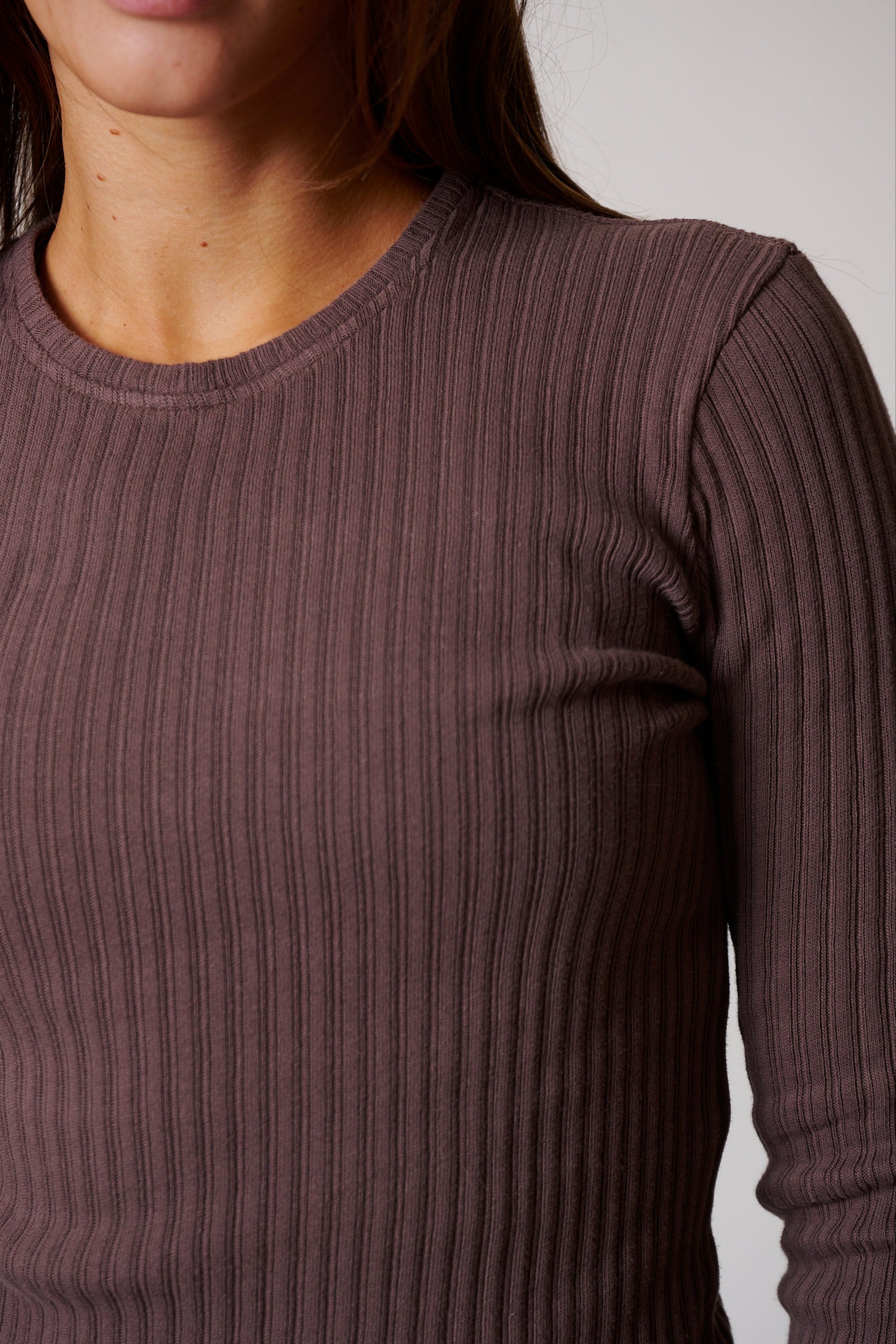 COTTON RIB LONG SLEEVE