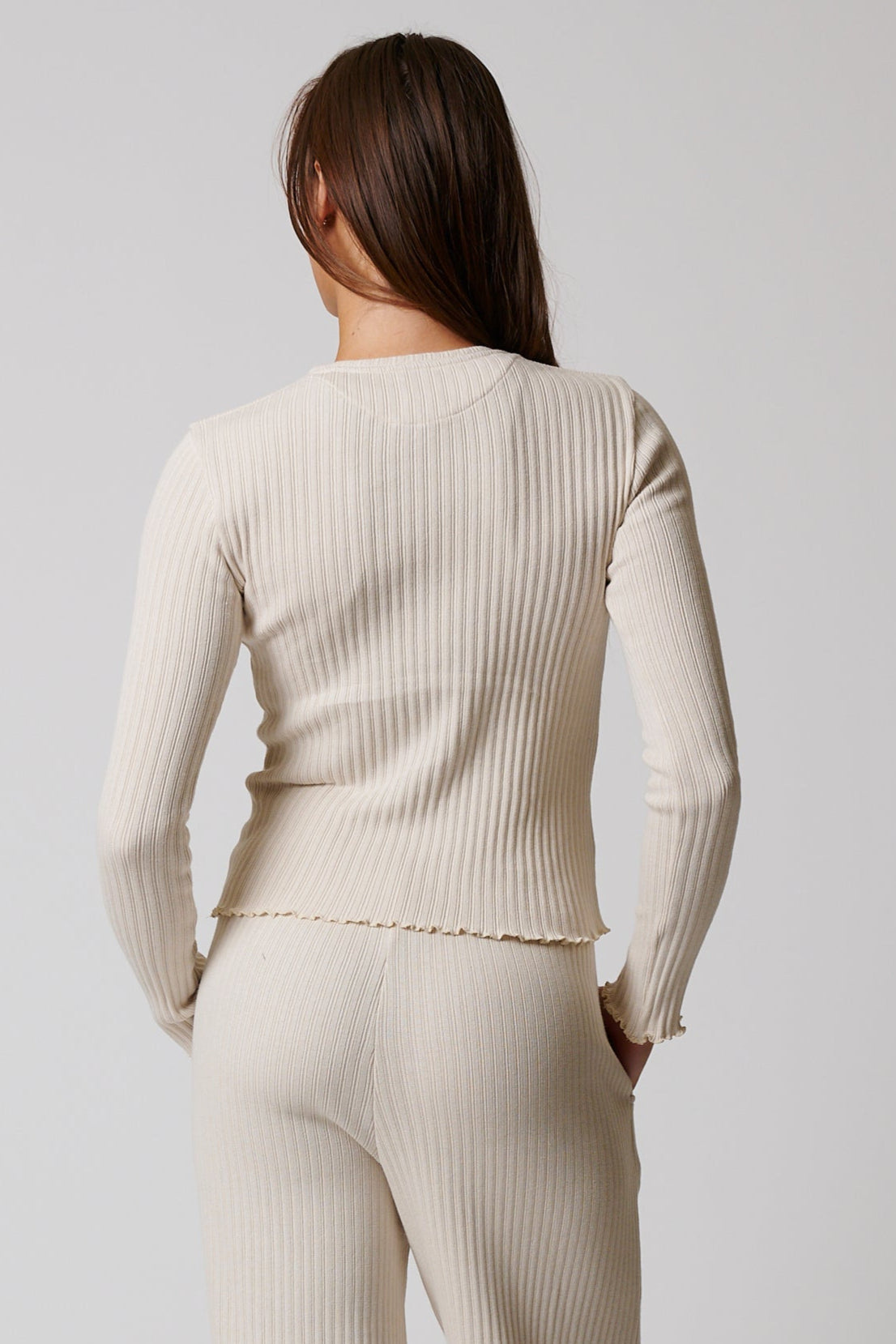 COTTON RIB LONG SLEEVE
