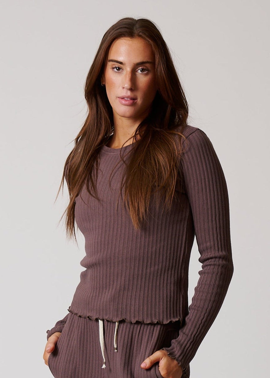 COTTON RIB LONG SLEEVE