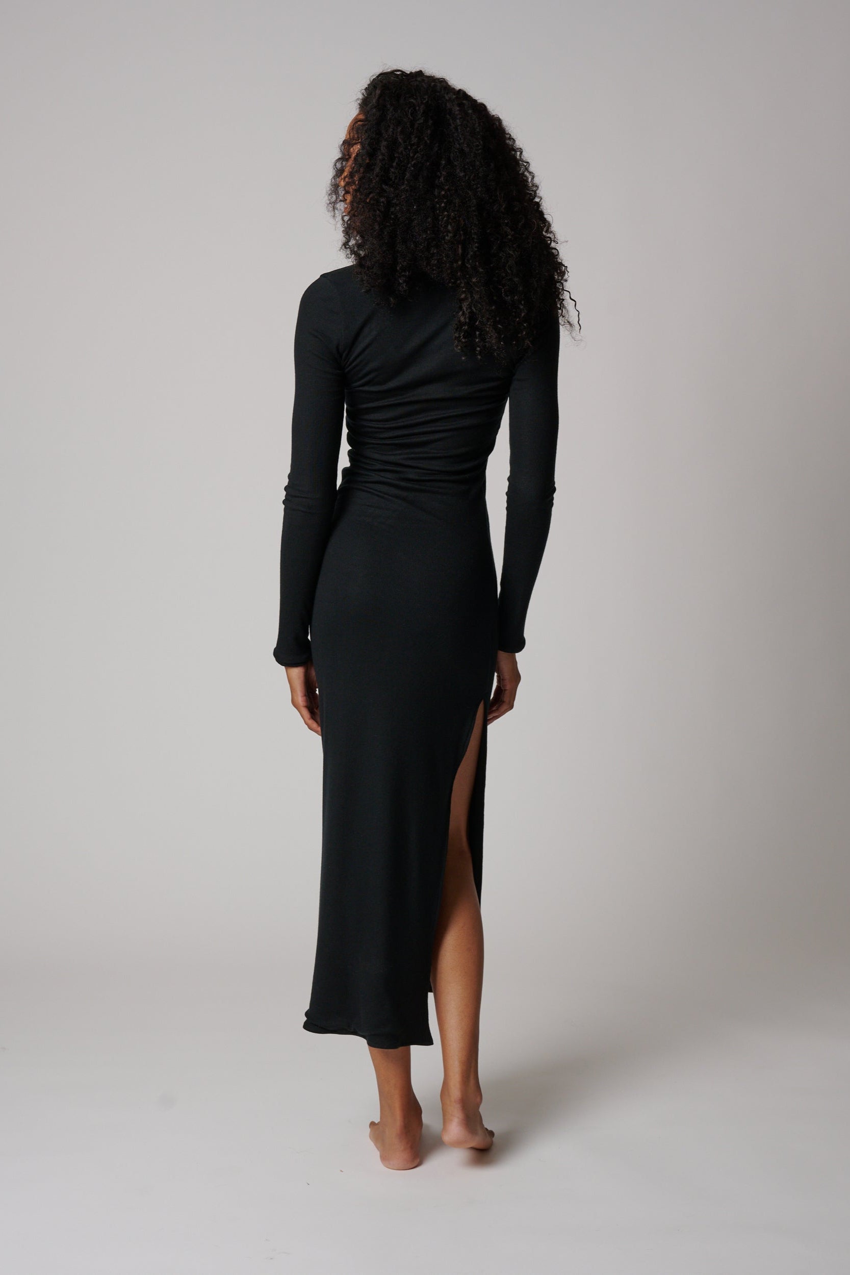 BAL HARBOR LONG SLEEVE RIB DRESS