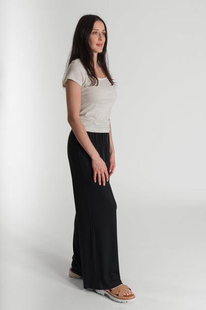 MODAL RIB FLOW PANT