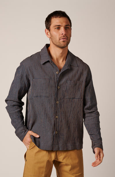 THE JACKSON COTTON BUTTON UP
