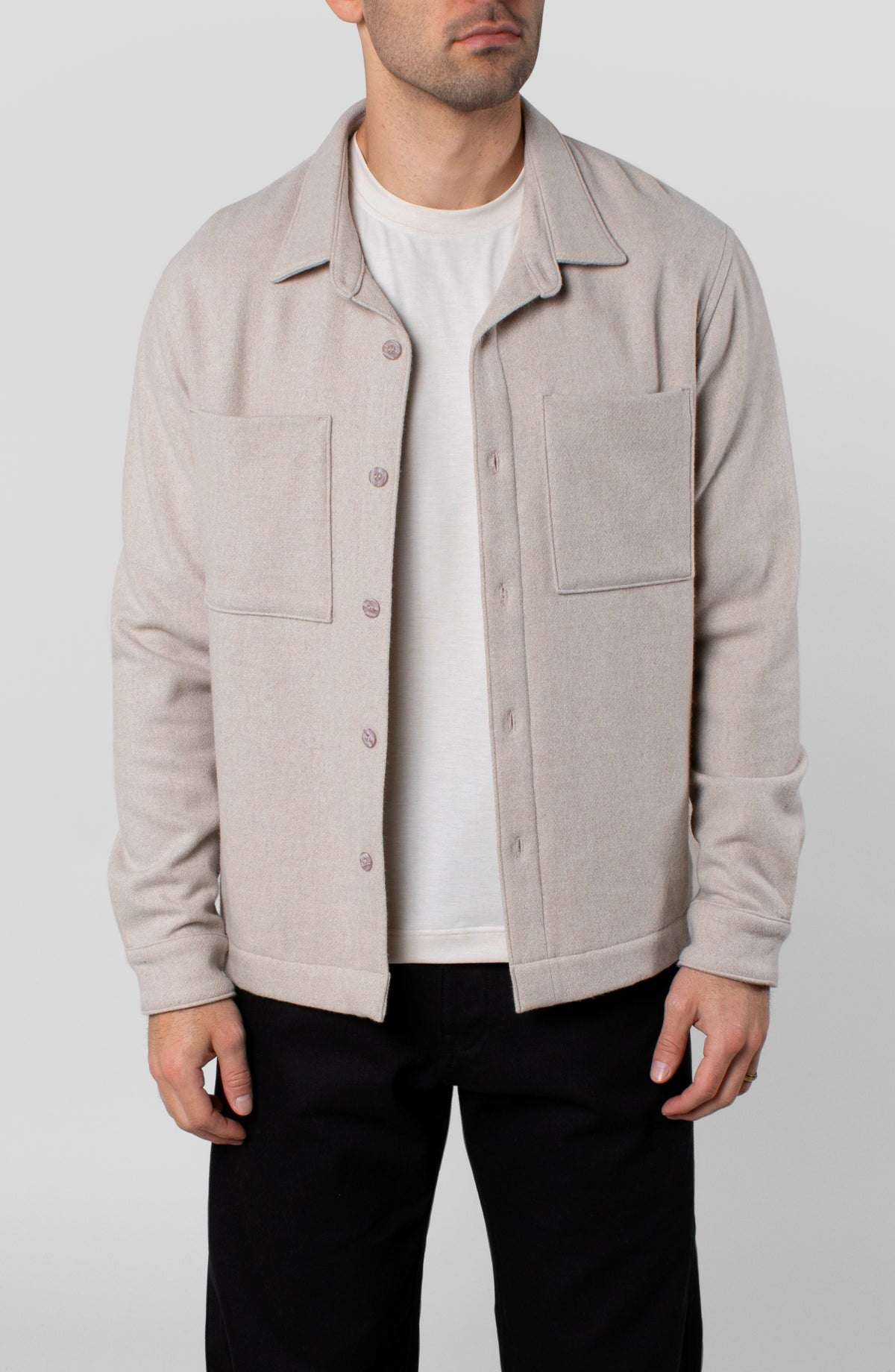 KYOTO WOOL OVER SHIRT