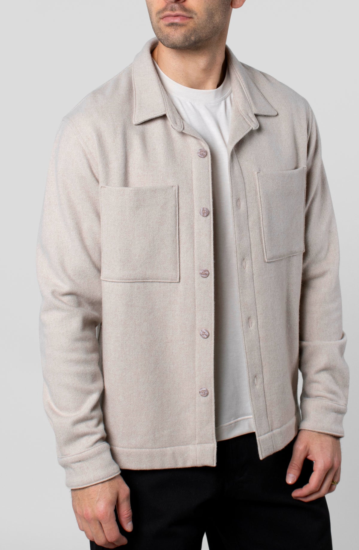 KYOTO WOOL OVER SHIRT