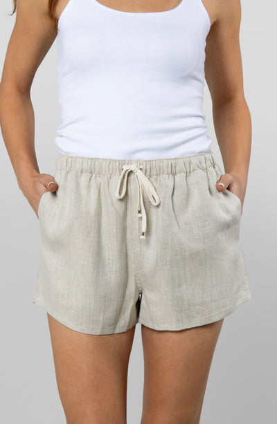 LINEN RESORT SHORTS