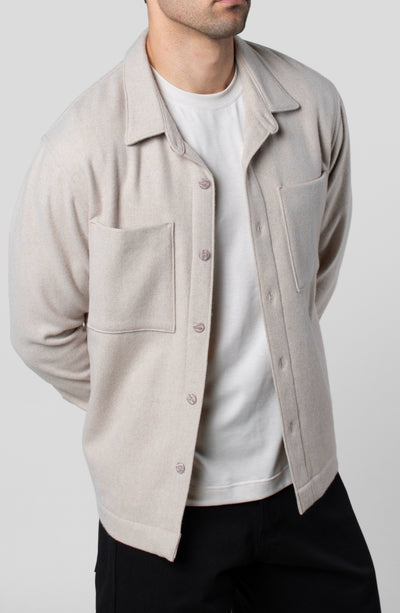 KYOTO WOOL OVER SHIRT