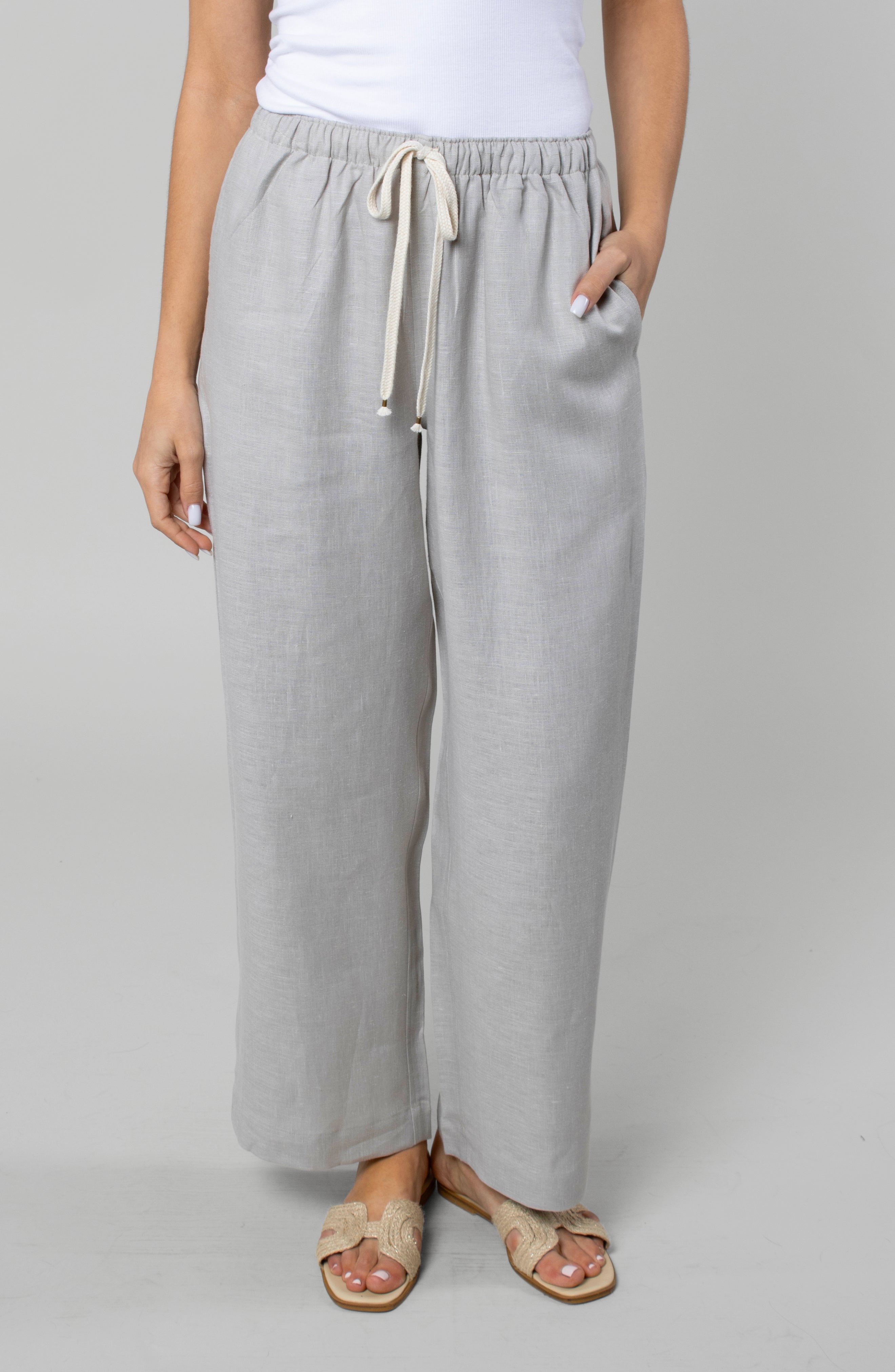 LINEN RESORT PANT