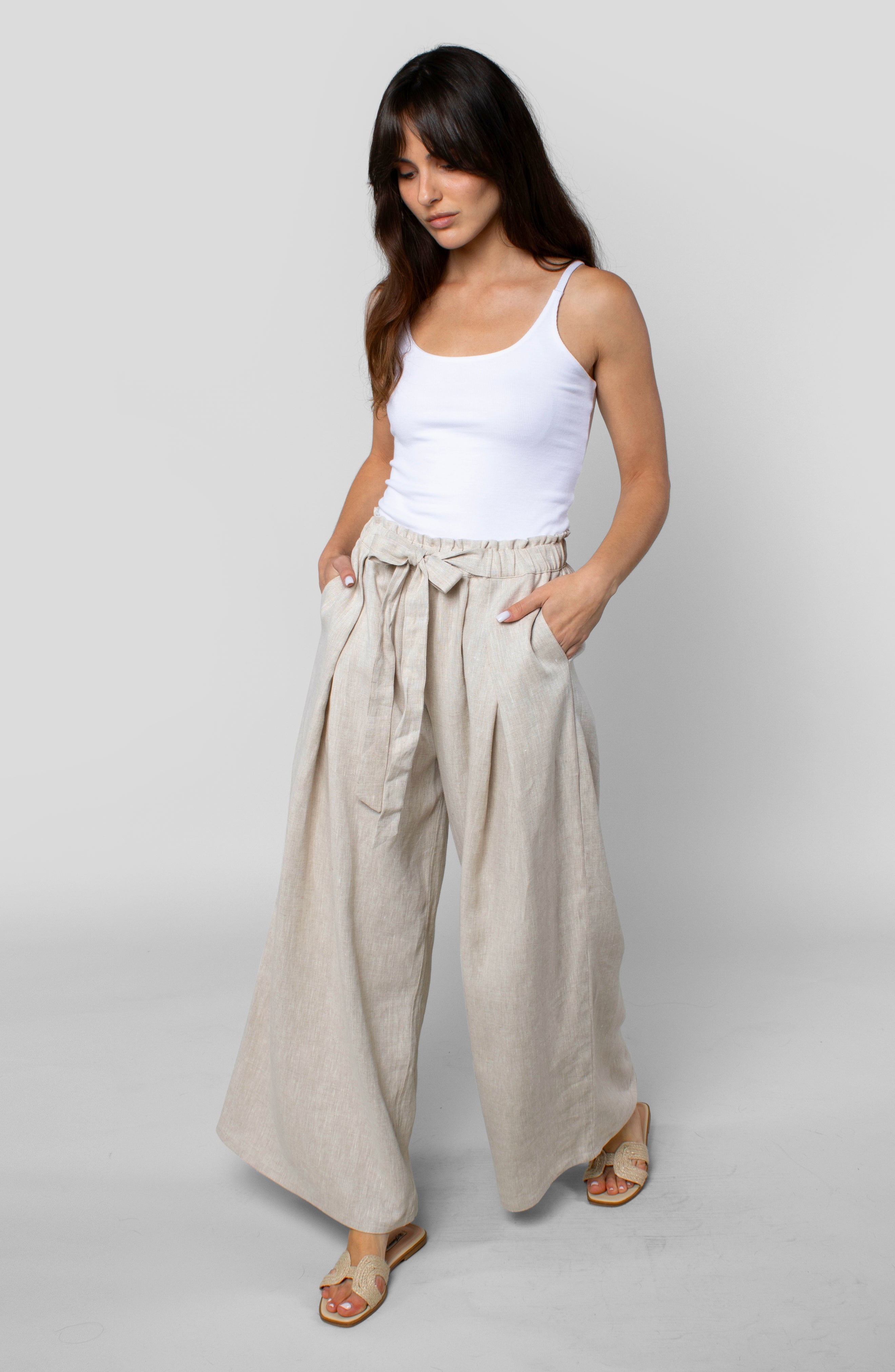 LINEN CABANA PANT