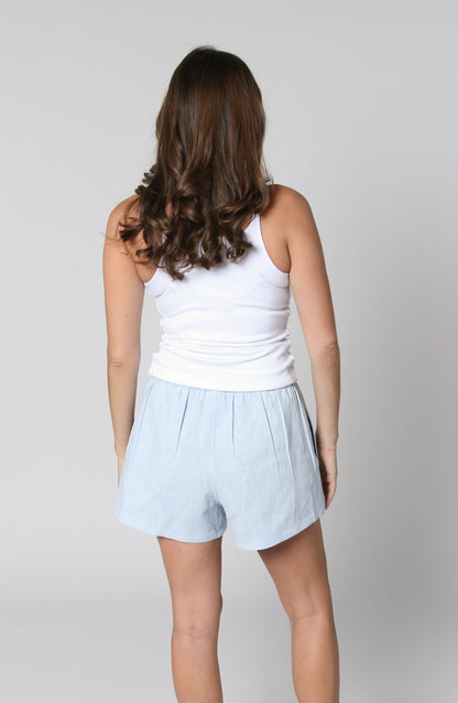 SOLANA RELAXED LINEN SHORT