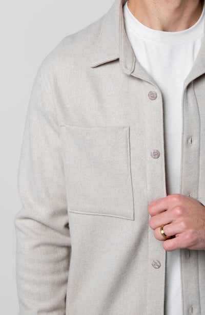 KYOTO WOOL OVER SHIRT