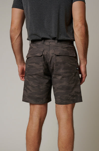 RIPSTOP CARGO CAMO SHORTS