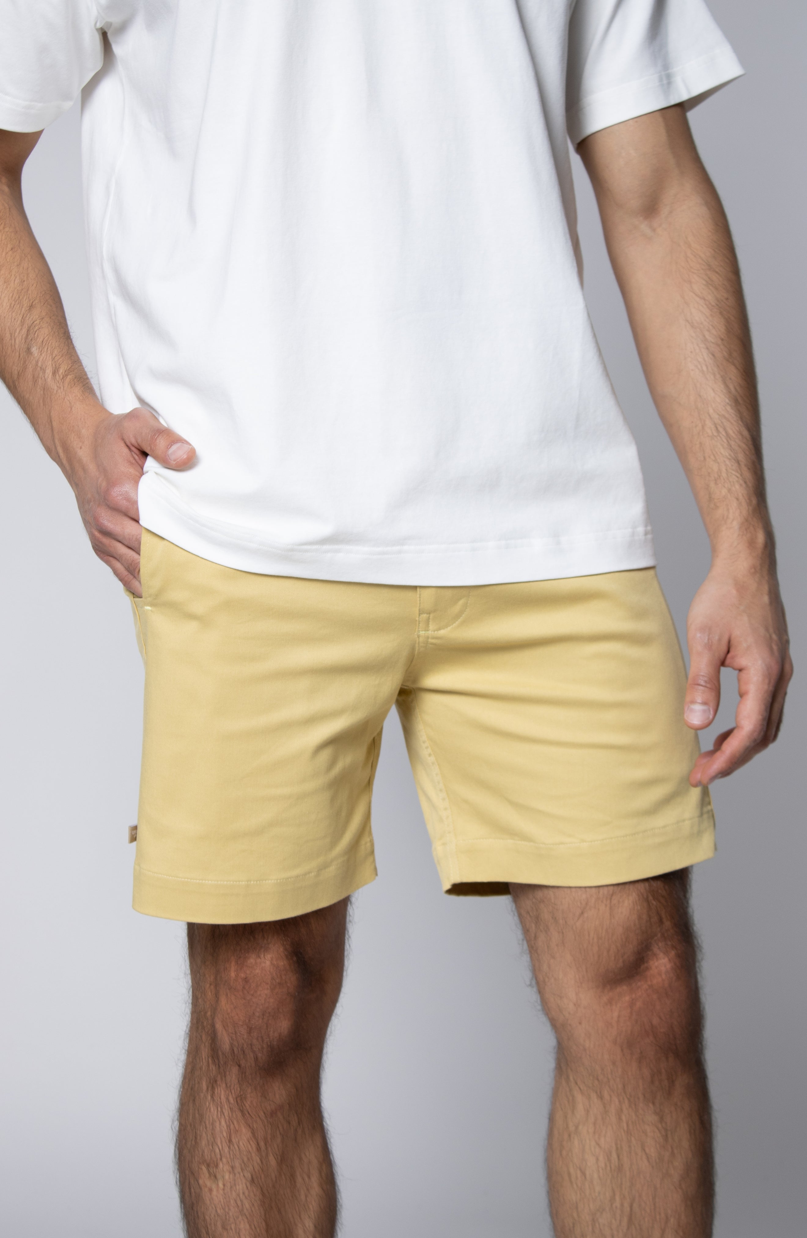 STRETCH COTTON CHINO SHORTS