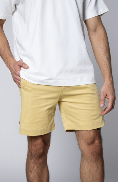 STRETCH COTTON CHINO SHORTS