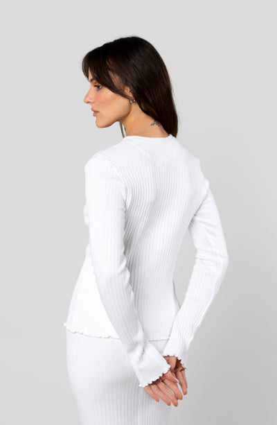 COTTON RIB LONG SLEEVE