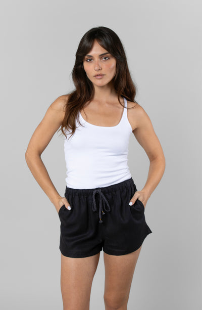 LINEN RESORT SHORTS