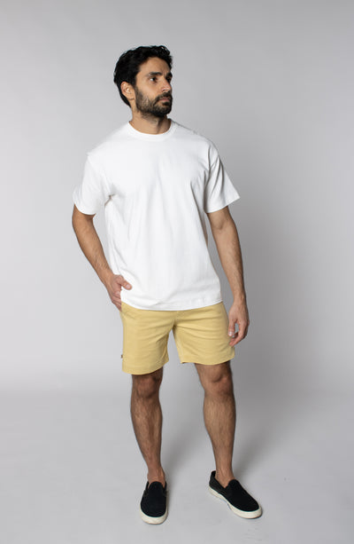 STRETCH COTTON CHINO SHORTS