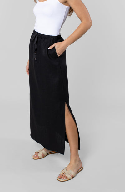 LINEN RESORT SKIRT