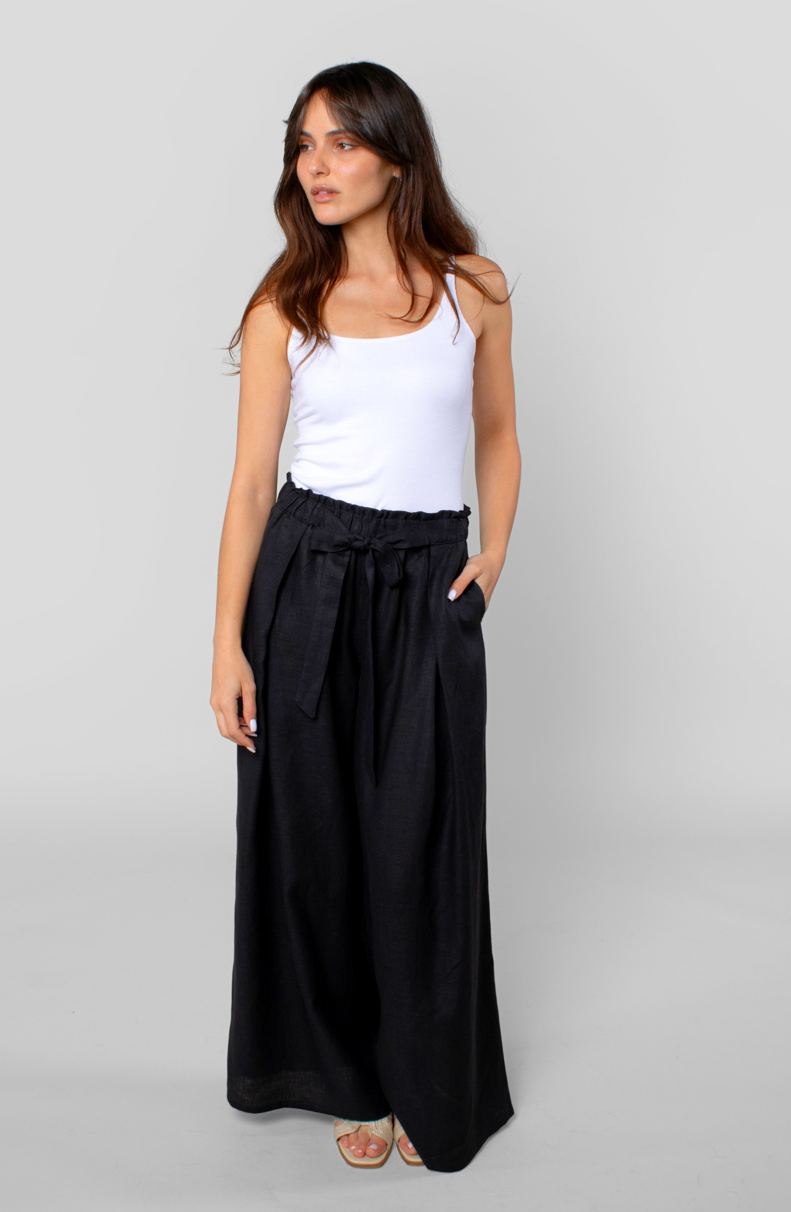 LINEN CABANA PANT