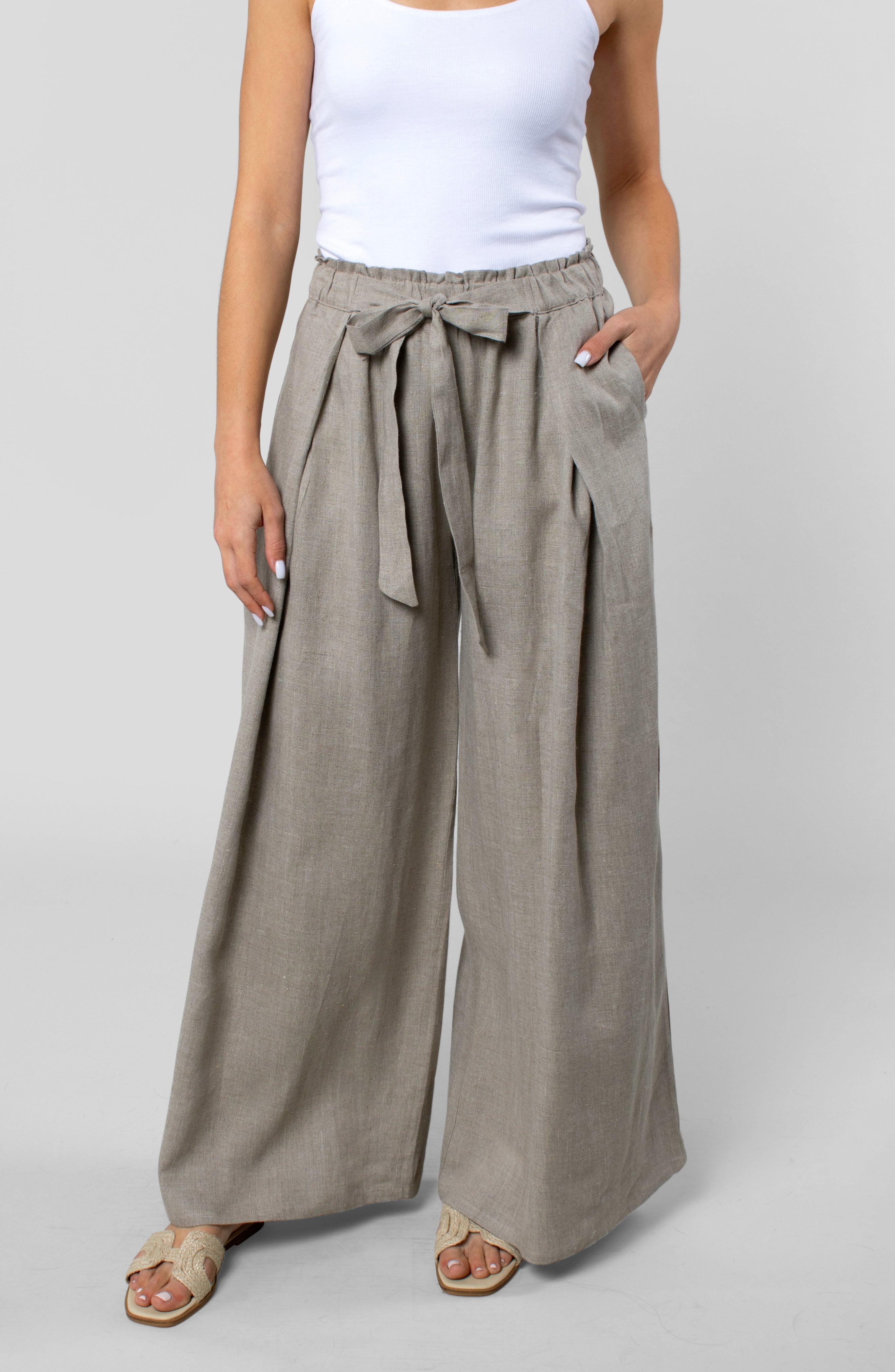LINEN CABANA PANT