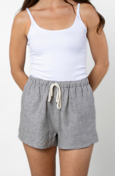 WOMENS MALIBU LINEN SHORTS