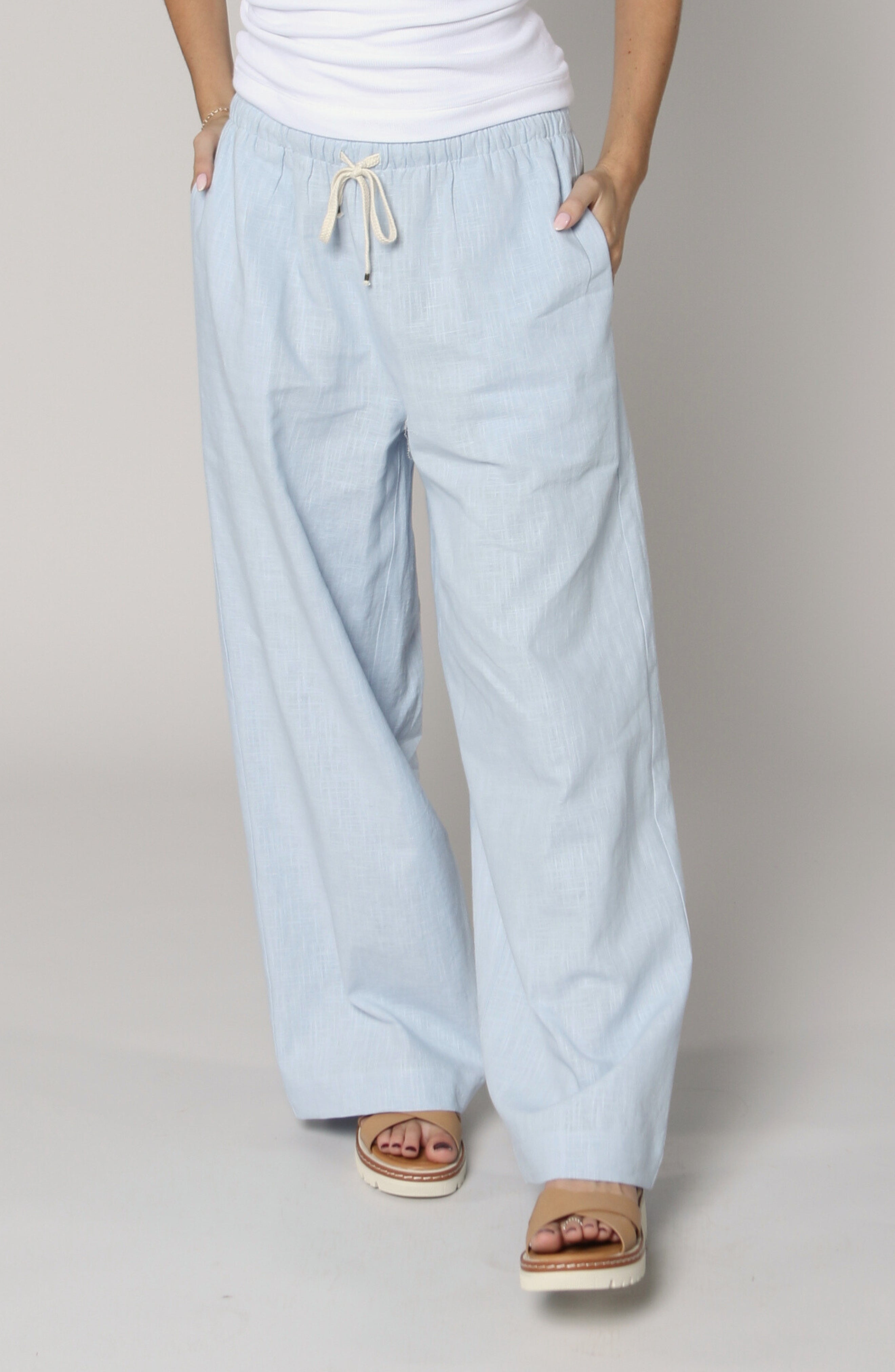 LINEN PALAZZO PANT