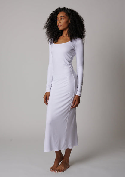 BAL HARBOR LONG SLEEVE RIB DRESS