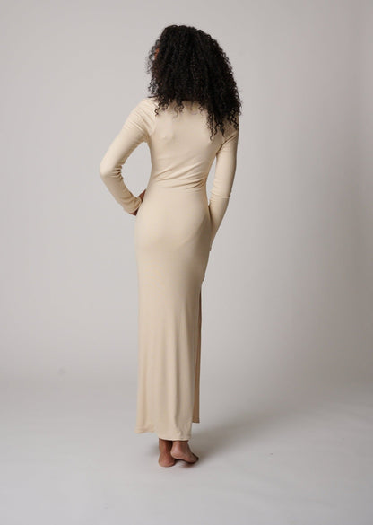 BAL HARBOR LONG SLEEVE RIB DRESS