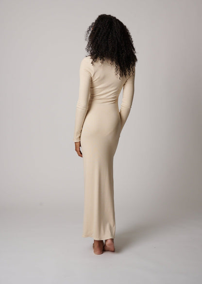 BAL HARBOR LONG SLEEVE RIB DRESS