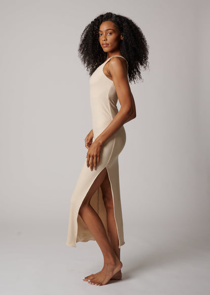 ONE SHOULDER STRAP DRESS