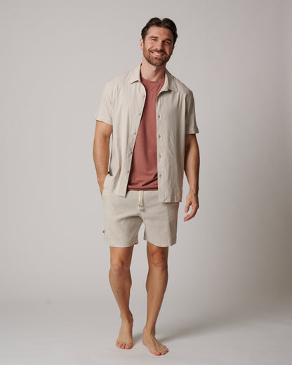 LAID-BACK LINEN BUTTON UPS