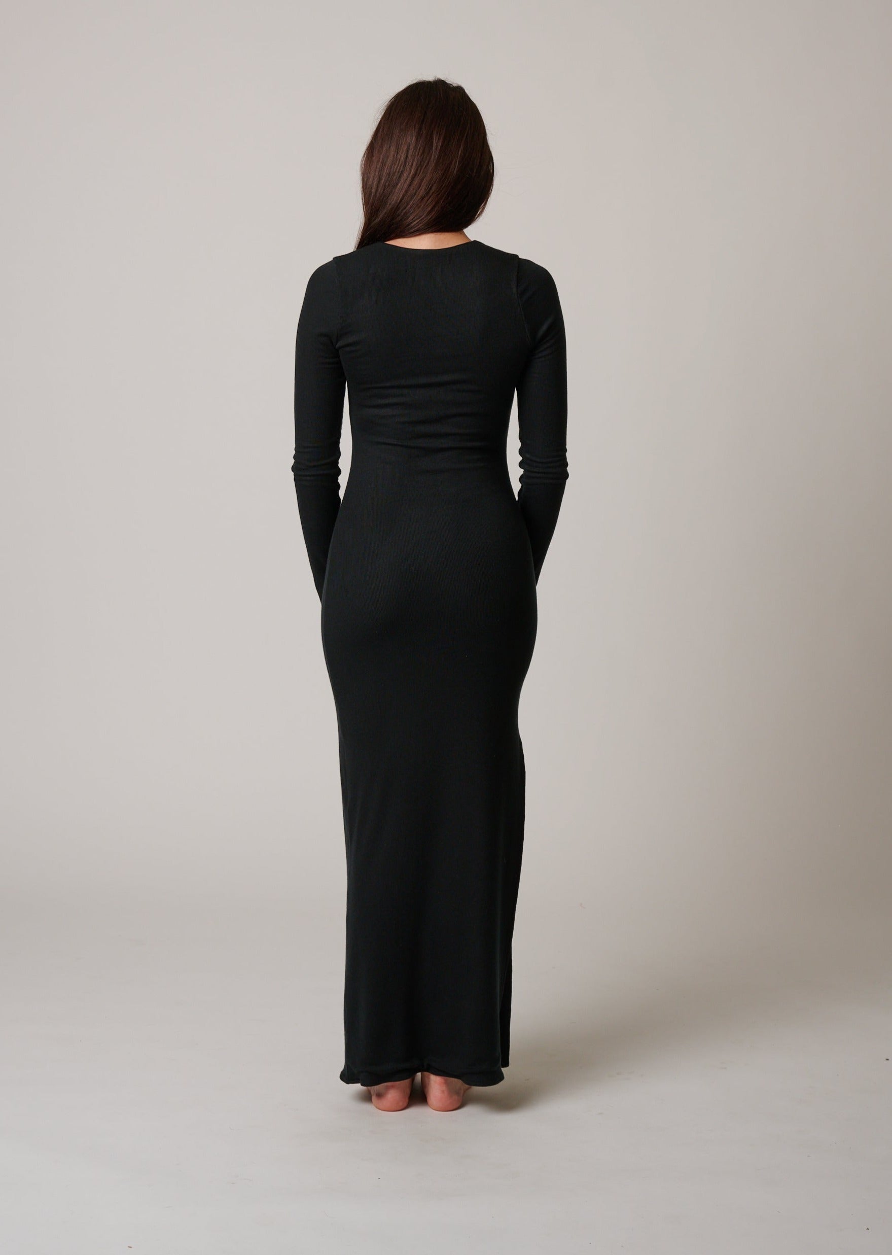 BAL HARBOR LONG SLEEVE RIB DRESS