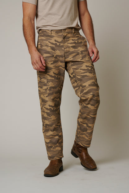 RIPSTOP CARGO CAMO PANTS