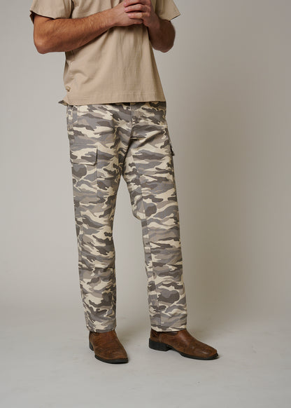 RIPSTOP CARGO CAMO PANTS